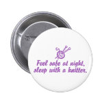 Lustiges Stricken Buttons
