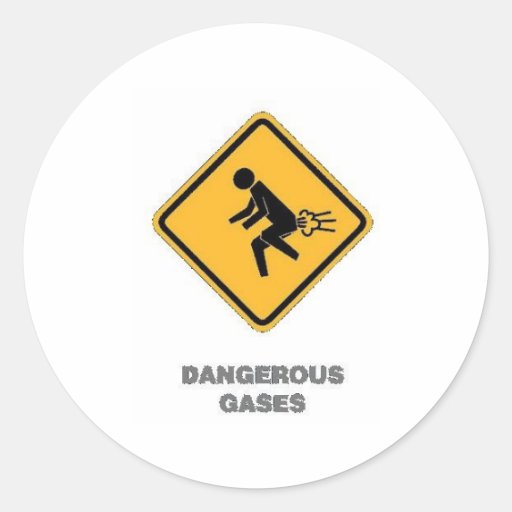 lustiges Verkehrszeichen Runde Sticker