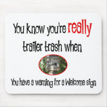 Lustiges Wohnwagensiedlung-Hemd Mousepad