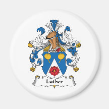 Luther Familienwappen Kühlschrankmagnet