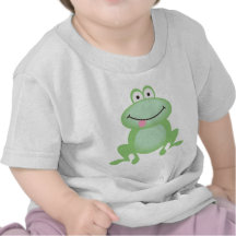 Luttle grüner Frosch Shirt