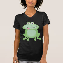 Luttle grüner Frosch Tshirts