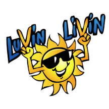 Luvin Livin Sun grafischer FotoPin Photofiguren