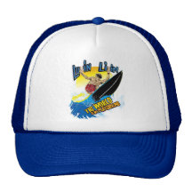 Luvin Livin Surfer-grafischer Fernlastfahrer-Hut Retro Cap