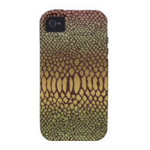 Luxe Schlangen-Haut-Druck iPhone Fall 4 und 4S Vibe iPhone 4 Cover
