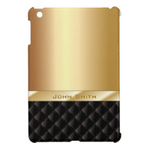 Luxusgold mit individueller Name iPad Minifall