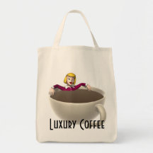 Luxuskaffee-Lebensmittelgeschäft-Tasche