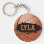 Lyla personalisierter Basketball Keychain/Schlüsse Schlüsselanhänger