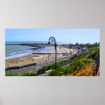 Lyme Regis Strand und das Cobb Plakatdrucke