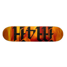 M4H Flammenplattform Skateboard Brett