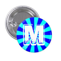 M-Monogramm-Knopf Anstecknadelbutton