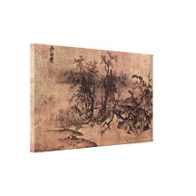MA Lin - der Geruch des Frühlingsregens Galerie Falt Leinwand