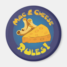 Mac-u. Käse-Regel-Magnet Kühlschrankmagnete