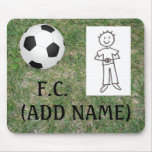 Machen Sie Ihren eigenen Fußball-Verein Mousepad