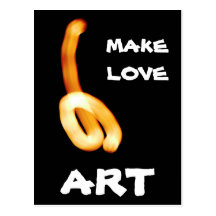 Machen Sie Liebe-Kunst Postkarten