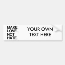 MACHEN Sie LIEBE NICHT HATE.png Autoaufkleber