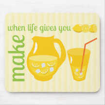 Machen Sie Limonade Mousepad