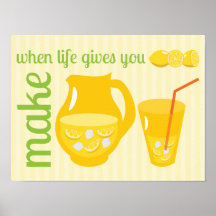 Machen Sie Limonade Plakatdruck