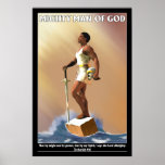 Mächtiger Mann des Gottes Plakatdrucke