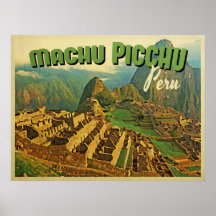 Machu Picchu Peru Plakate