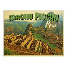 Machu Picchu Peru Postkarte