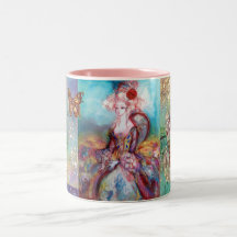 MADAME POMPADOUR/SCHMETTERLING IN DEN GOLDGlitzern Haferl