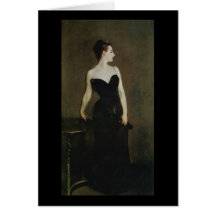 Madame X durch John Singer Sargent Grußkarten