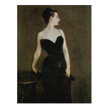 Madame X durch John Singer Sargent Postkarte