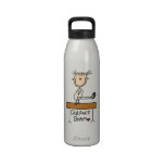 Mädchen auf Schwebebalken Trinkflasche