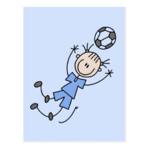 Mädchen-blauer Fußball-einheitliche T-Shirts und G Postkarte