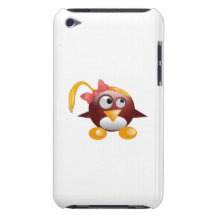 Mädchen-Cartoon-Vogel iPod Case-Mate Hüllen
