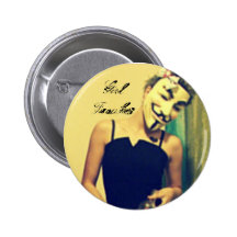 Mädchen Fawkes Pin Anstecknadelbutton