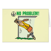 Mädchen-Fußball-Tormann-T-Shirts und Geschenke Grußkarte