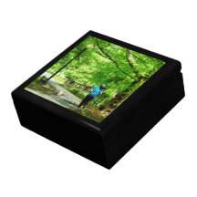 Mädchen-Joggen mit Hund Geschenkboxen
