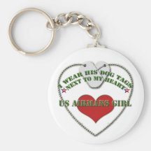 Mädchen Keychain US Airmans Schlüsselanhänger