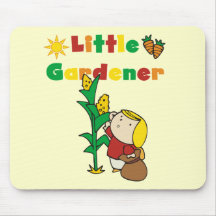 Mädchen-kleine Gärtner-T-Shirts und Geschenke Mousepad