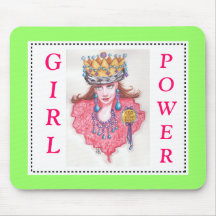 Mädchen-Power Mousepads