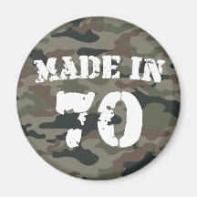 Made In 1970 Refrigerator Magnets