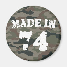 Made In 1974 Magnets