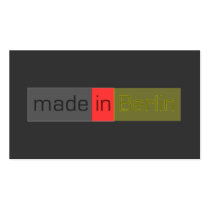 made in Berlin visitenkarten