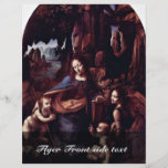 Madonna der Felsen durch Leonardo da Vinci Individuelle Flyer