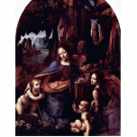 Madonna der Felsen durch Leonardo da Vinci Fotoausschnitte