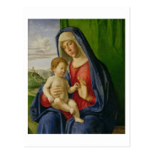 Madonna und Kind, 1490s Postkarte