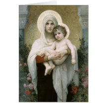 Madonna und Kind Grußkarte