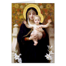 Madonna und Kind Karte