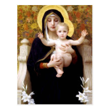 Madonna und Kind Postkarte