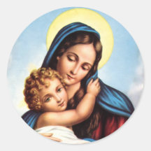 Madonna- und Kinderaufkleber