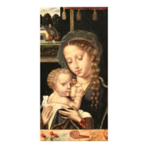 Madonna und Kinderkrankenpflege Individuelle Photo Karte