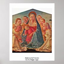 Madonna von Trivulzio durch Fra Filippo Lippi Posterdrucke