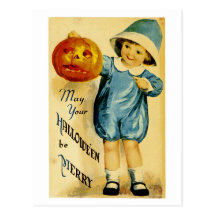 Mag Ihr Halloween fröhlich sein Postkarten